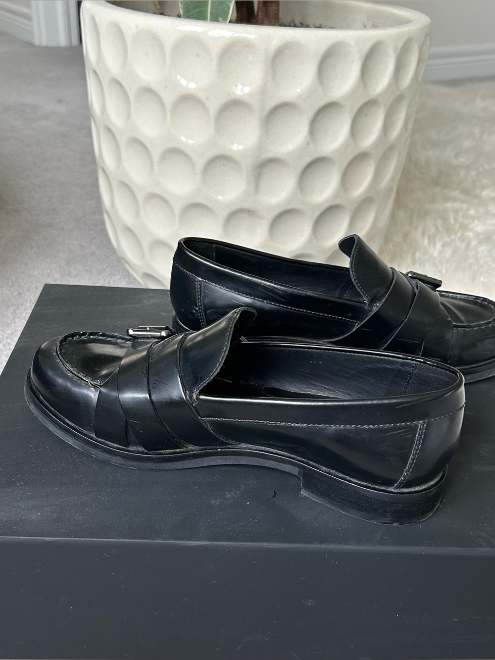 Geox by Patrick Cox Real Patent Leather Loafers - Picture 3 of 4